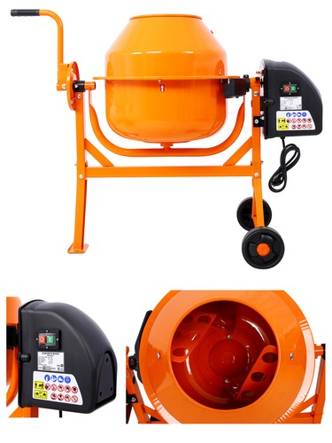 Betonera 130 litros Motor Eléctrico 1/2 HP